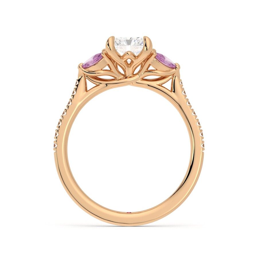 Taylor & Hart Thia Radiant Engagement Ring 0