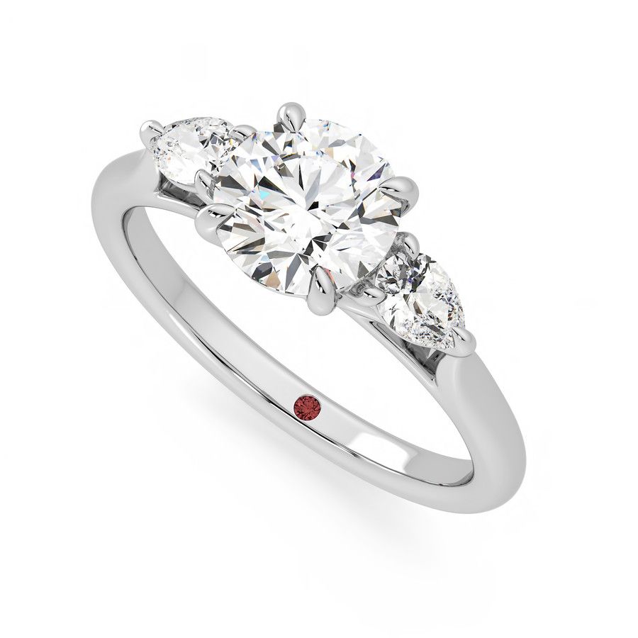 Taylor & Hart Affinity Round Engagement Ring 0