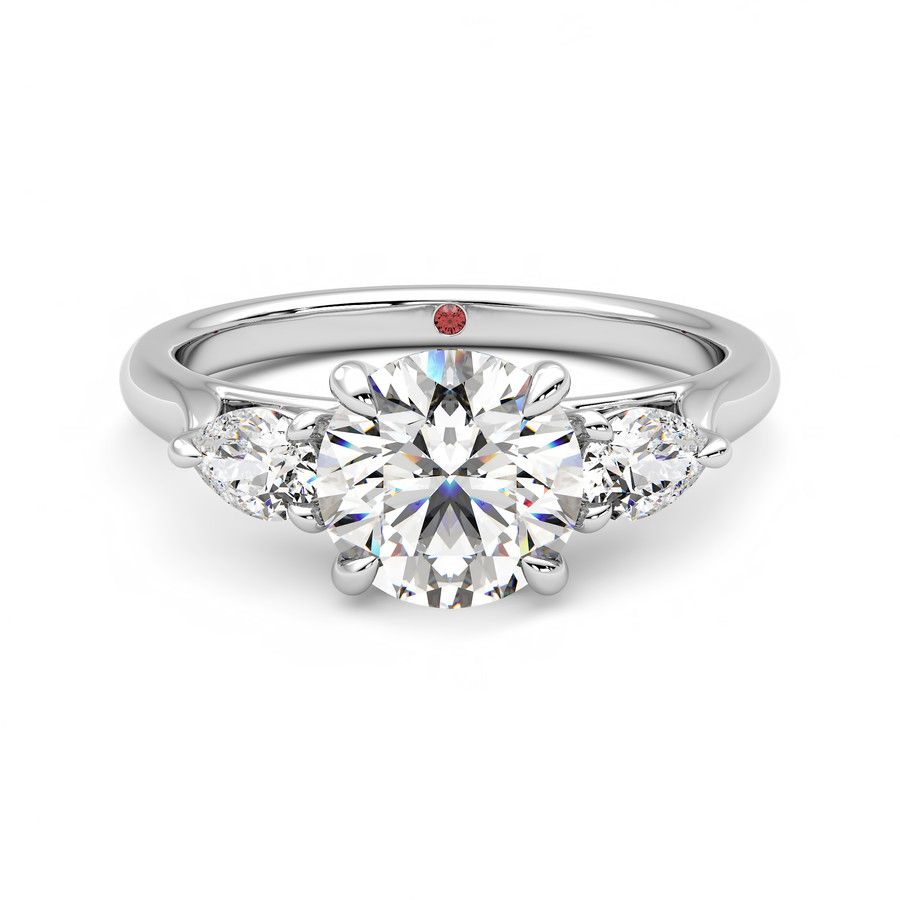 Taylor & Hart Affinity Round Engagement Ring 0