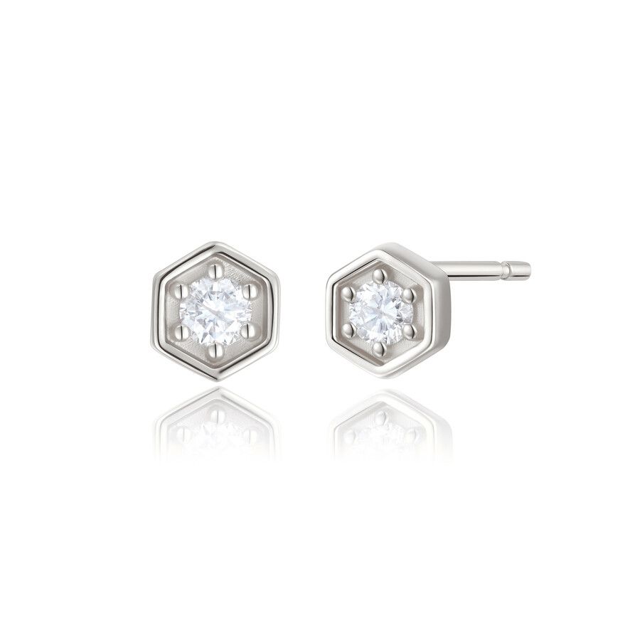 Taylor & Hart Miel Studs Jewellery 0
