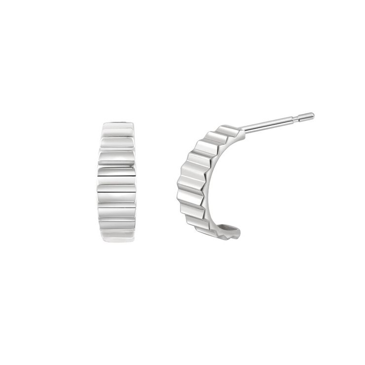 Taylor & Hart Tide Open Hoops Jewellery 0