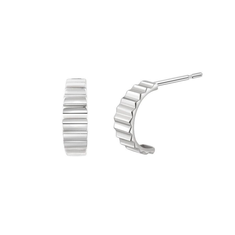 Taylor & Hart Tide Open Hoops Jewellery 0