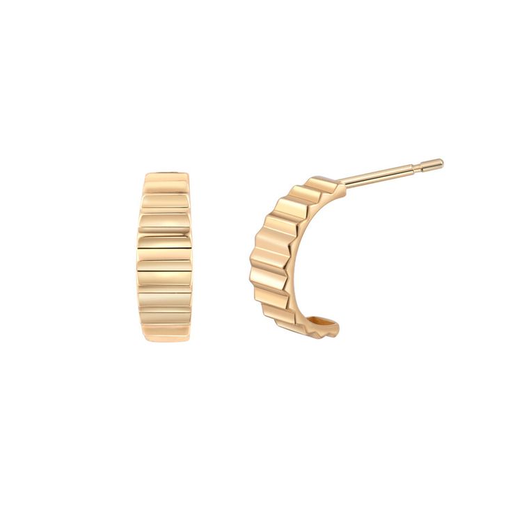 Taylor & Hart Tide Open Hoops Jewellery 0
