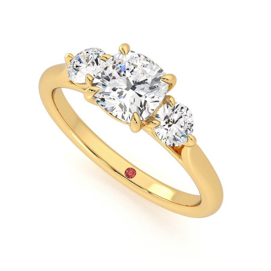 Taylor & Hart Destiny Cushion Engagement Ring 0