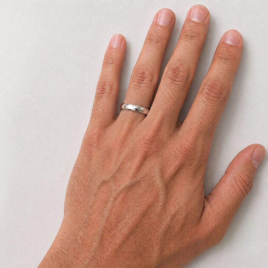 Taylor & Hart Oak Wedding Ring 4