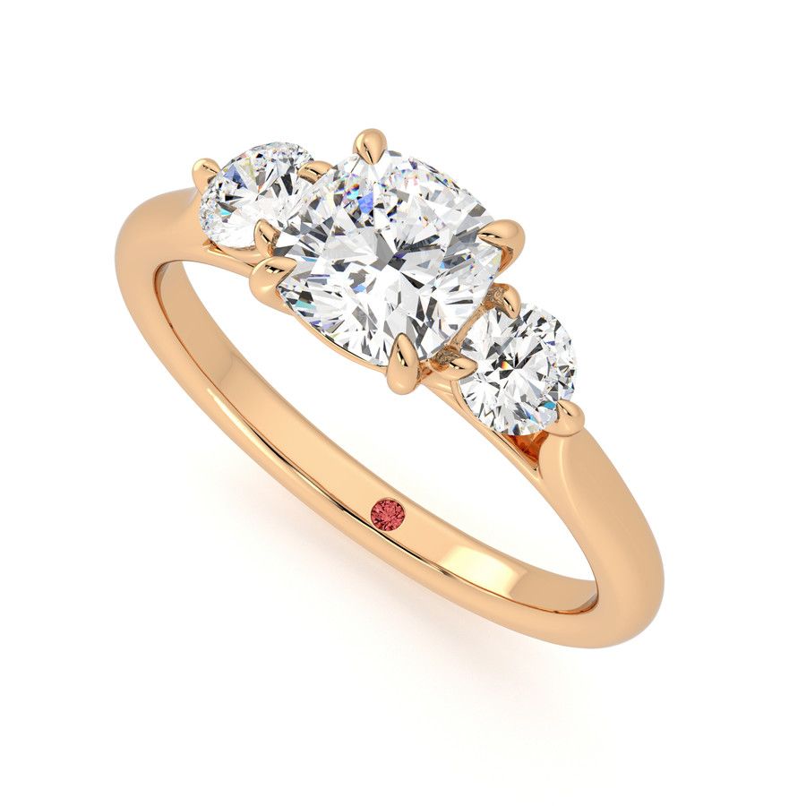 Taylor & Hart Destiny Cushion Engagement Ring 0