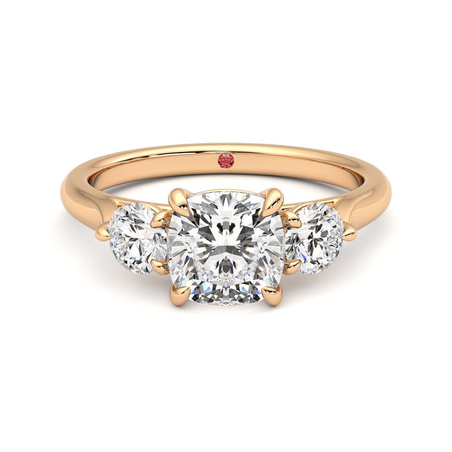 Taylor & Hart Destiny Cushion Engagement Ring 0