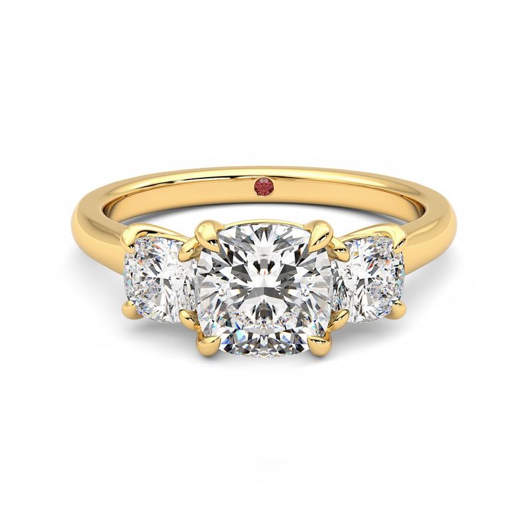 Taylor & Hart Harmony Cushion Engagement Ring 0