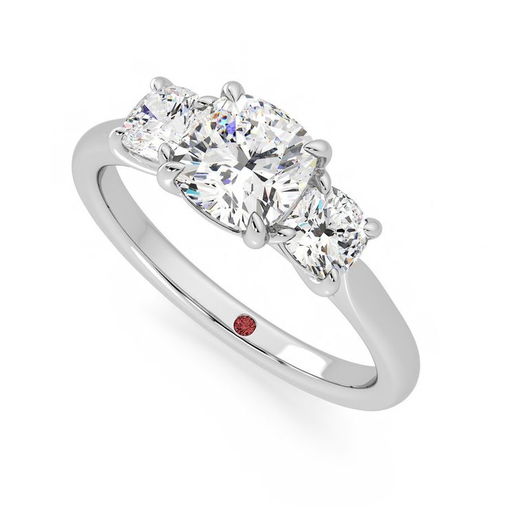 Taylor & Hart Harmony Cushion Engagement Ring 0