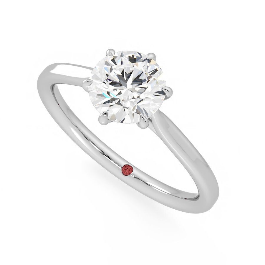 Taylor &amp; Hart Eve Ring - 1.00ct Round Lab-Grown Diamond Ready to Go Ring 0