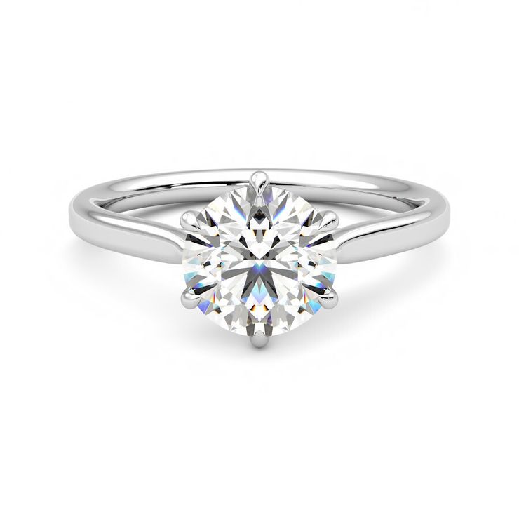 Taylor &amp; Hart Eve Ring - 1.00ct Round Diamond Ready to Go Ring 1
