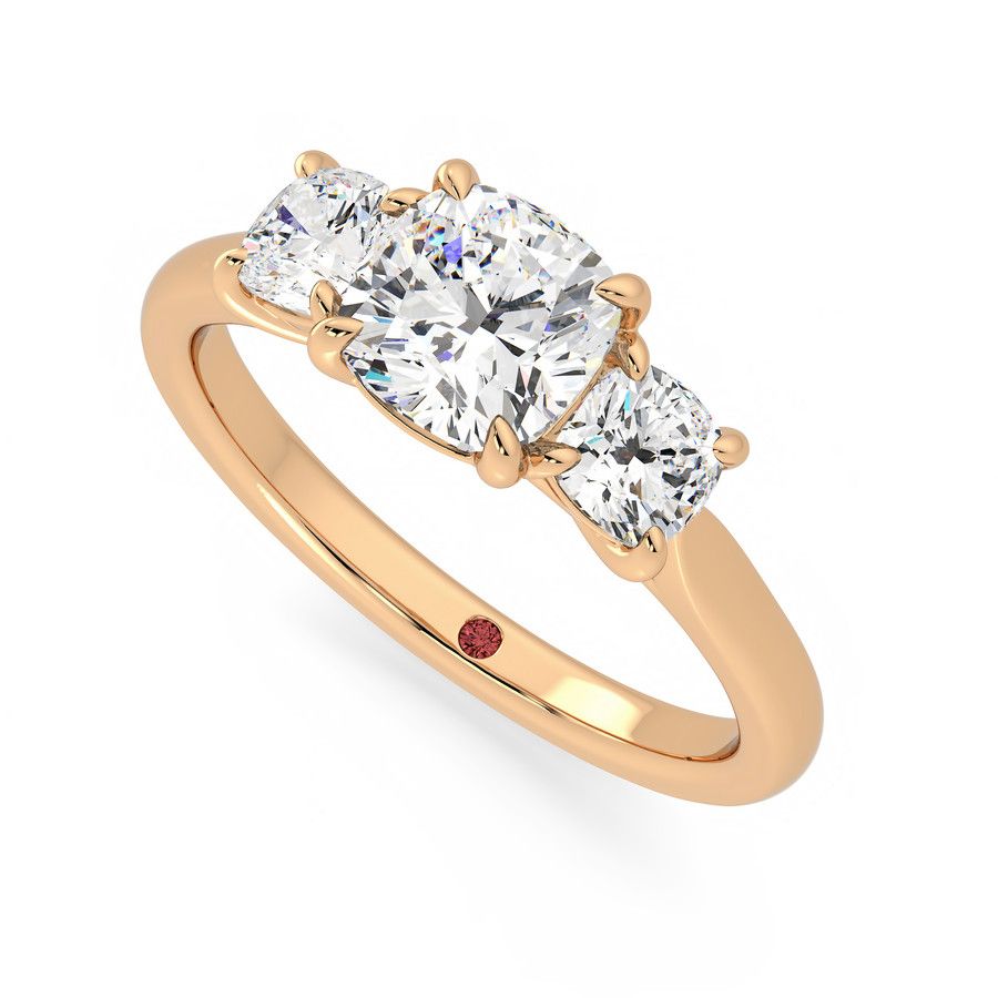 Taylor & Hart Harmony Cushion Engagement Ring 0