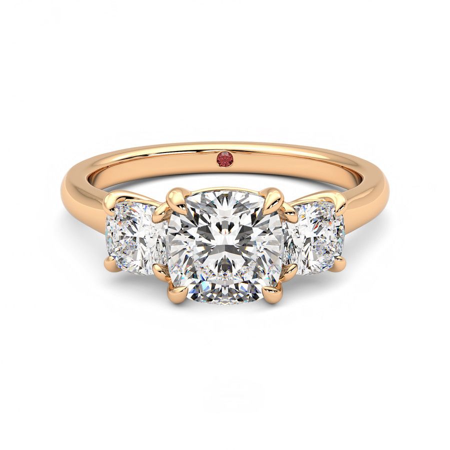 Taylor & Hart Harmony Cushion Engagement Ring 2