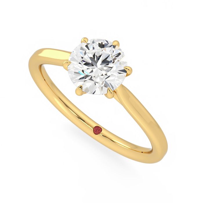 Eve Ring - 1.00ct Round Lab-Grown Diamond
