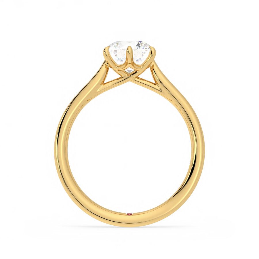 Taylor &amp; Hart Eve Ring - 1.00ct Round Lab-Grown Diamond Ready to Go Ring 0