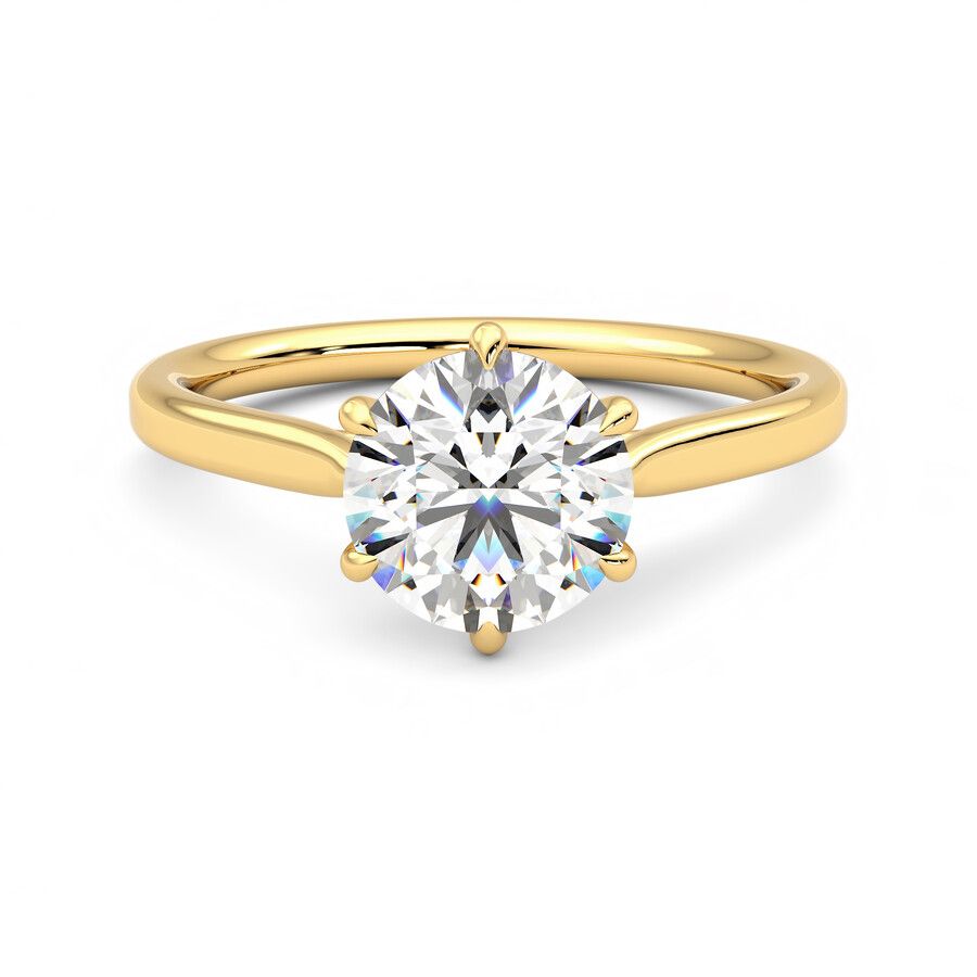 Taylor &amp; Hart Eve Ring - 1.00ct Round Lab-Grown Diamond Ready to Go Ring 2