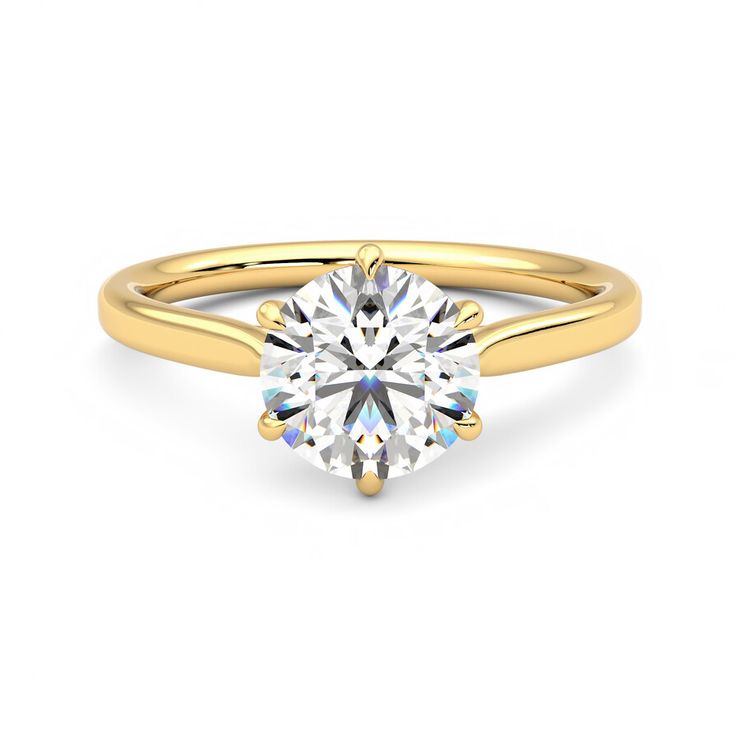 Taylor &amp; Hart Eve Ring - 1.00ct Round Diamond Ready to Go Ring 1