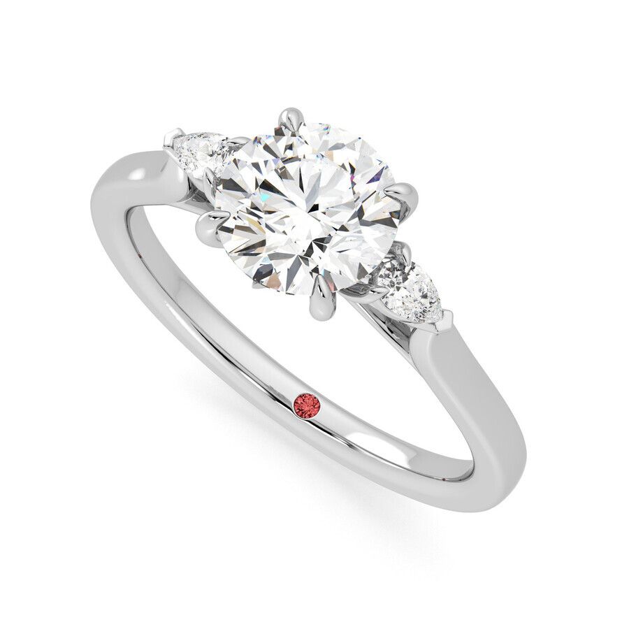 Taylor &amp; Hart Faith Ring - 1.00ct Round Lab-Grown Diamond Ready to Go Ring 0