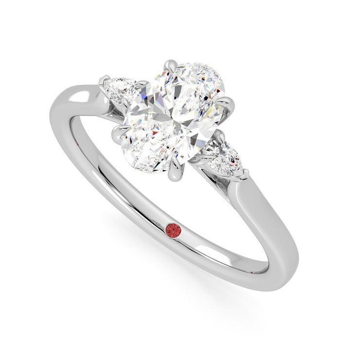 Taylor &amp; Hart Faith Ring - 1.00ct Oval Lab-Grown Diamond Ready to Go Ring 0