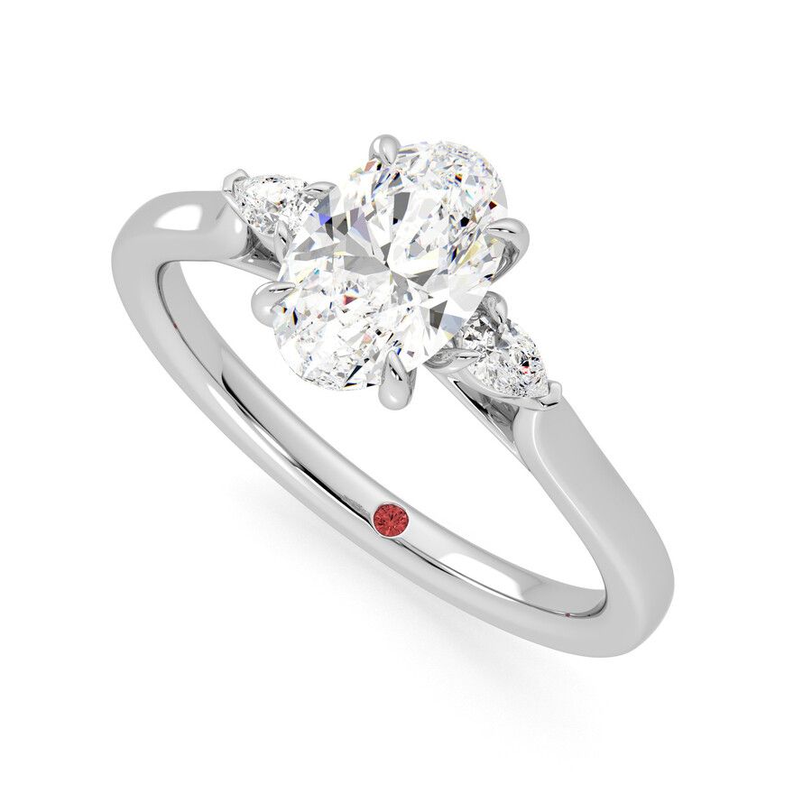 Taylor & Hart Faith Ring - 1.00ct Oval Lab-Grown Diamond Ready to Go Ring 0