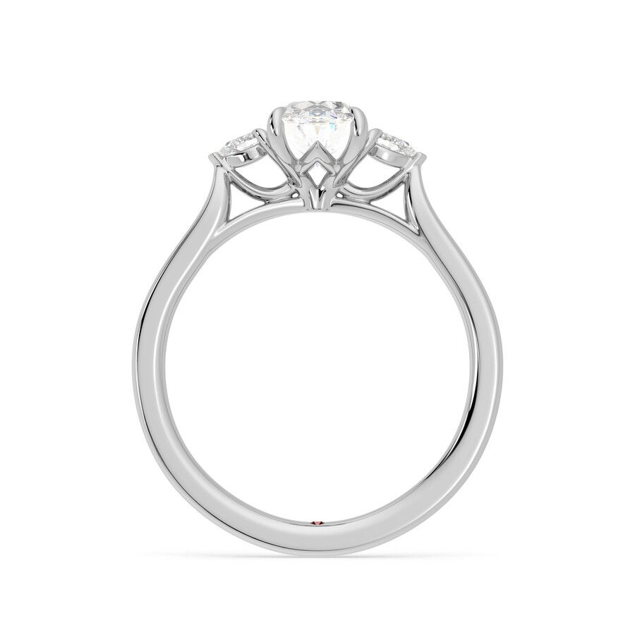 Taylor & Hart Faith Ring - 1.00ct Oval Lab-Grown Diamond Ready to Go Ring 0