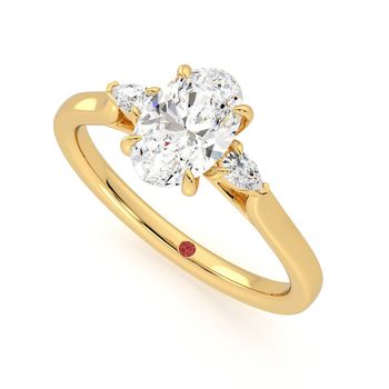 Faith Ring - 1.00ct Oval Lab-Grown Diamond