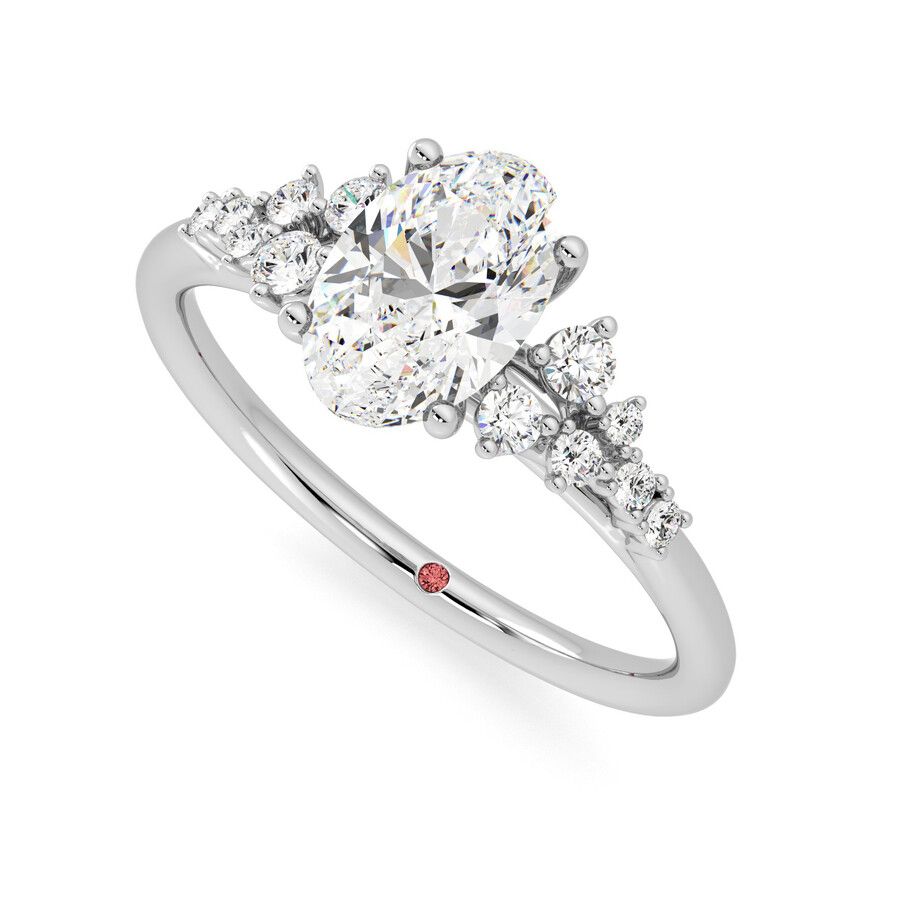Taylor &amp; Hart Marula Ring - 2.00ct Oval Lab-Grown Diamond Ready to Go Ring 0