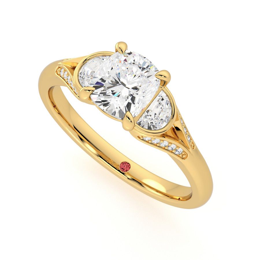 Taylor & Hart Luna Cushion Engagement Ring 0