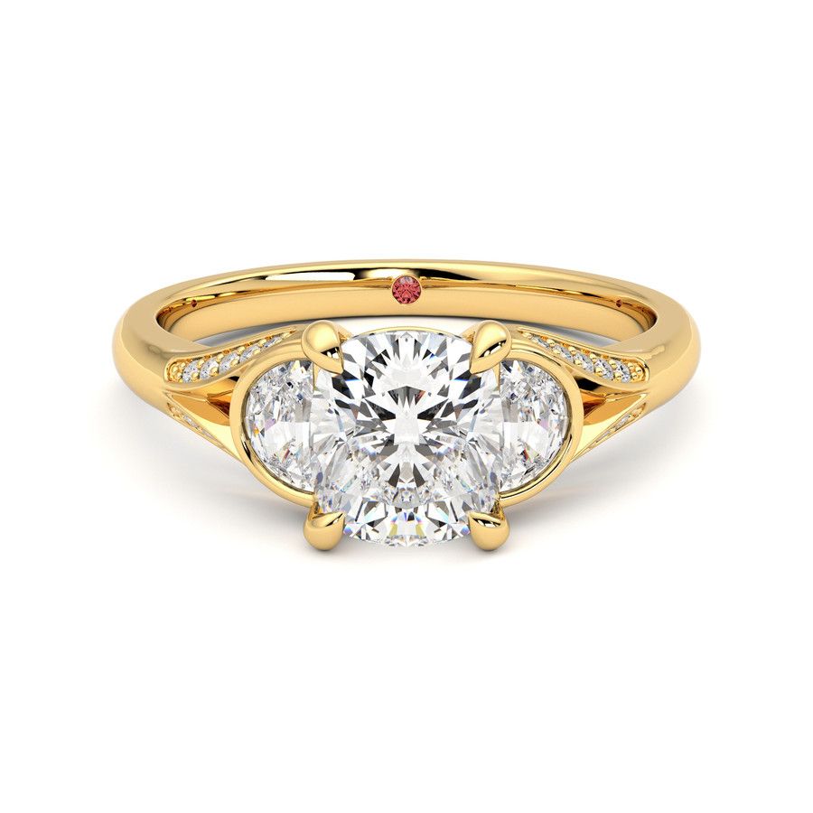 Taylor & Hart Luna Cushion Engagement Ring 0