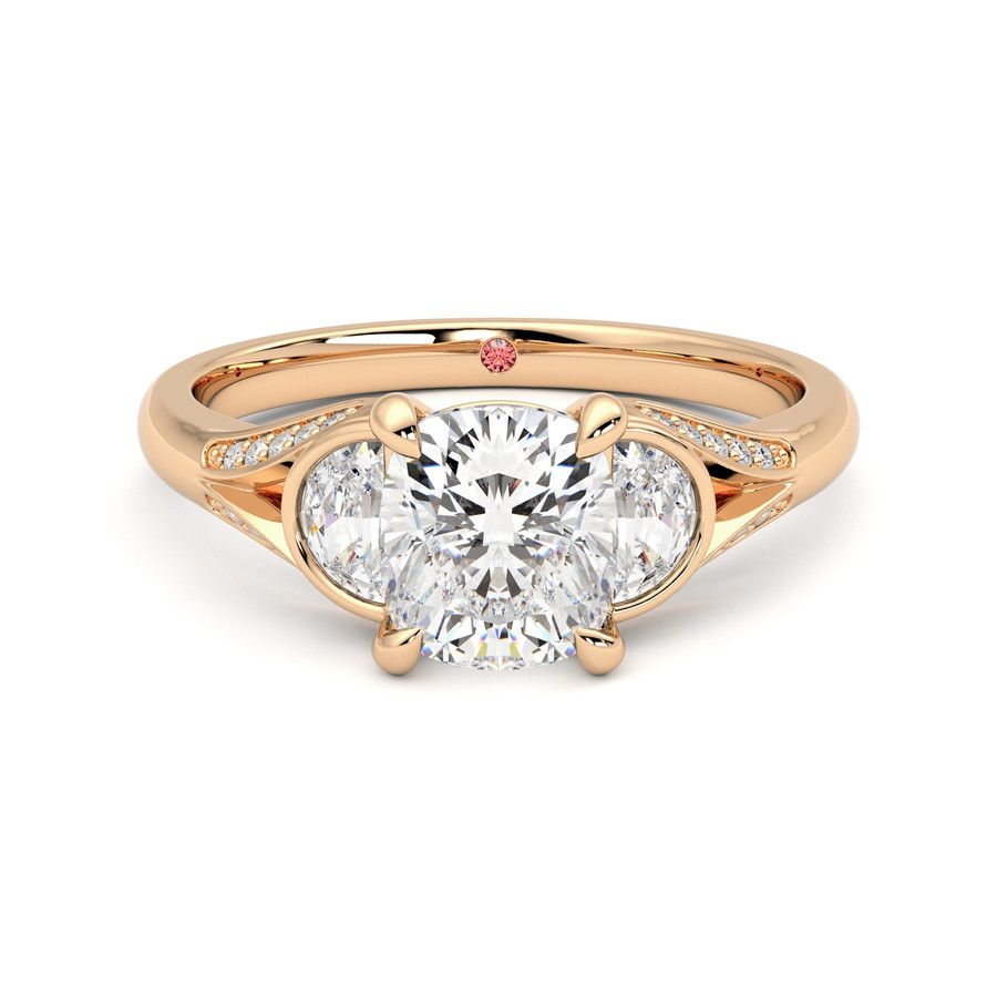 Taylor & Hart Luna Cushion Engagement Ring 0