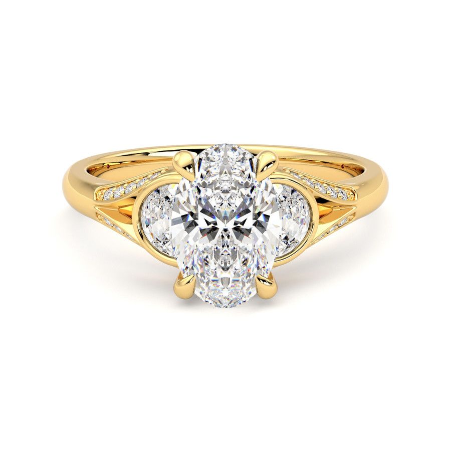 Taylor & Hart Luna Oval Engagement Ring 2