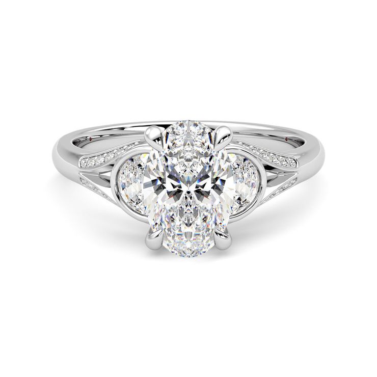 Taylor & Hart Luna Oval Engagement Ring 0