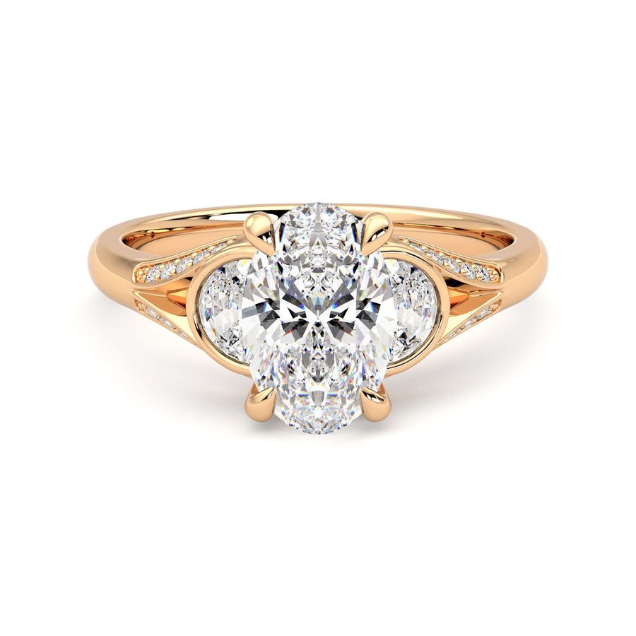 Taylor & Hart Luna Oval Engagement Ring 2