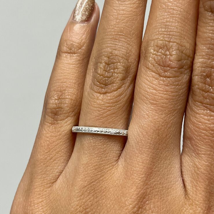 Taylor & Hart Calla Wedding Ring 1