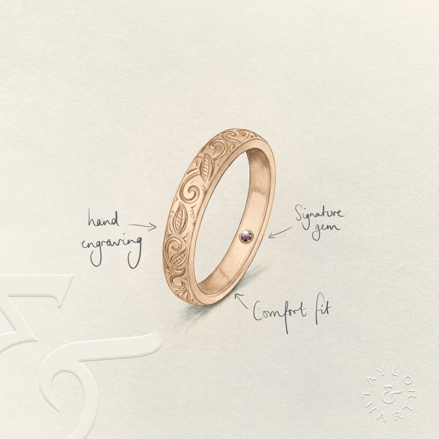 Taylor & Hart Sylvie Wedding Ring 4