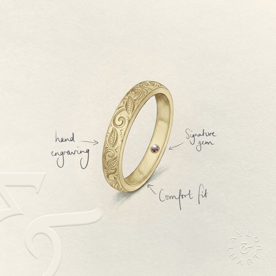 Taylor & Hart Sylvie Wedding Ring 4
