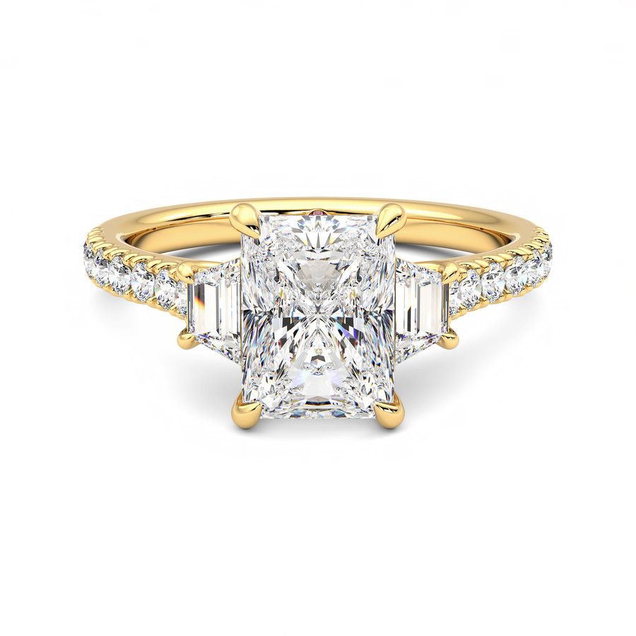 Taylor & Hart Felicity Radiant Engagement Ring 0