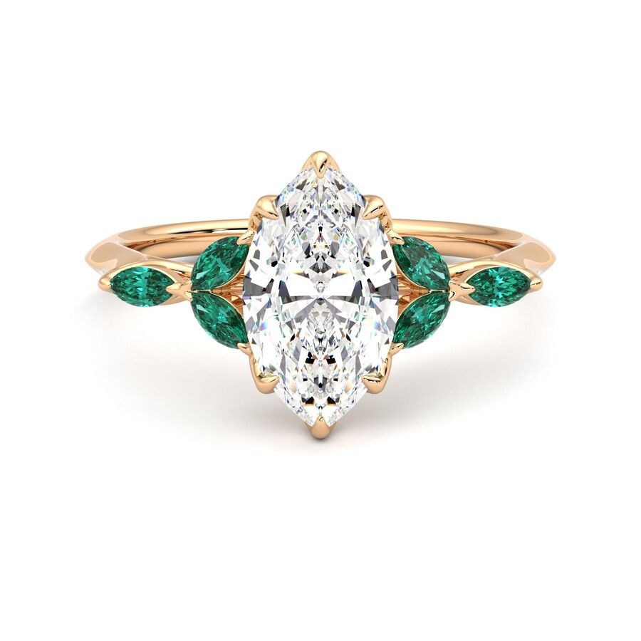 Taylor & Hart Tamora Marquise Engagement Ring 2