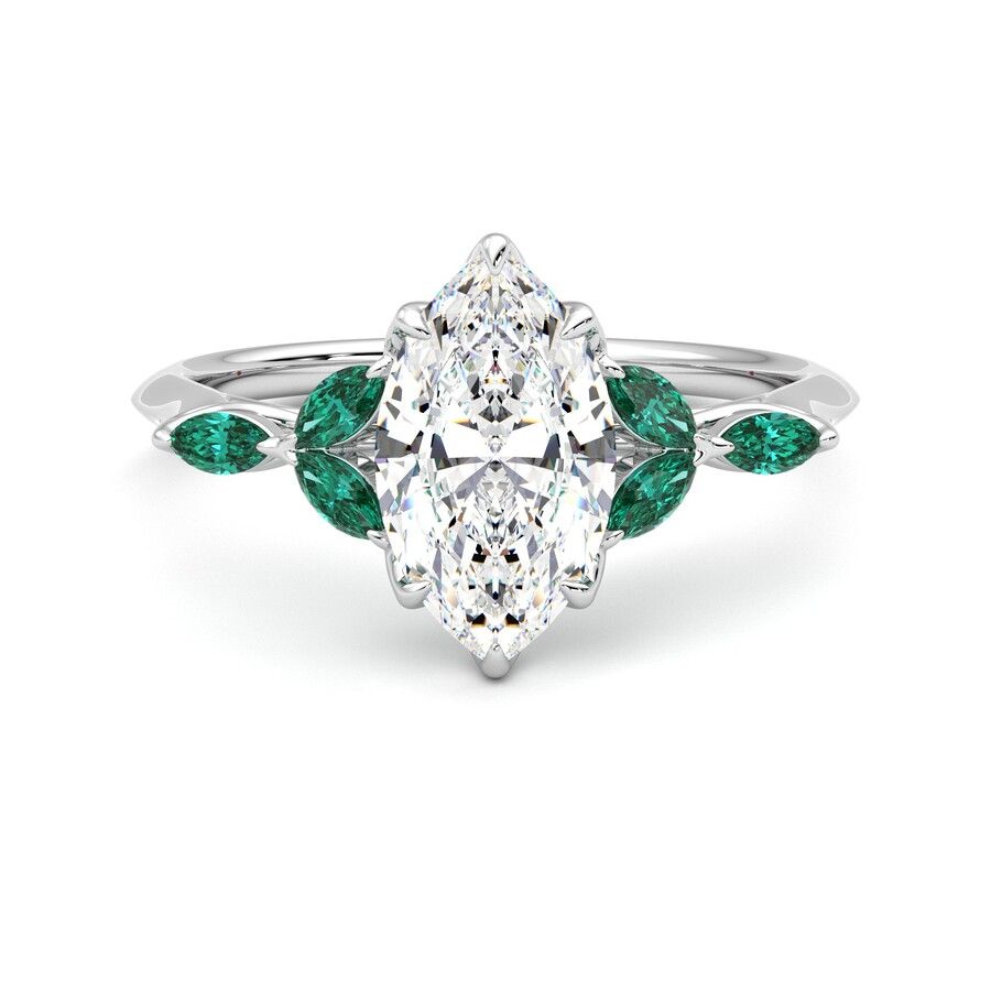 Taylor & Hart Tamora Marquise Engagement Ring 2
