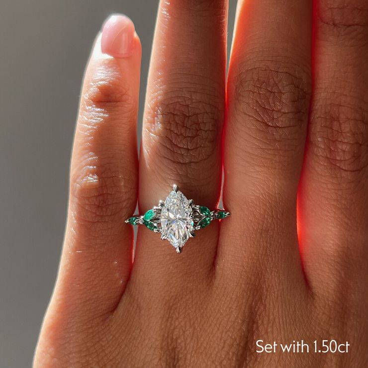 Taylor & Hart Tamora Marquise Engagement Ring 1
