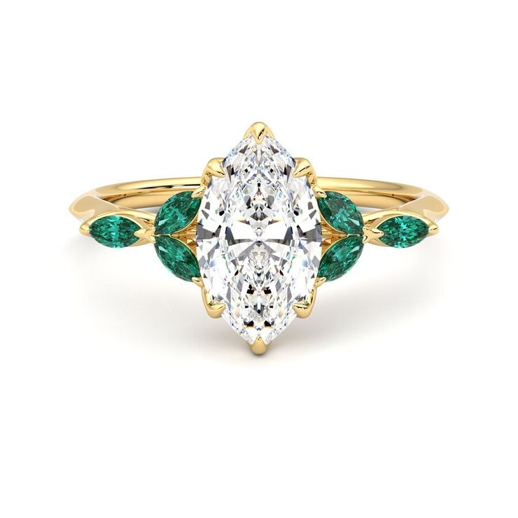 Taylor & Hart Tamora Marquise Engagement Ring 1