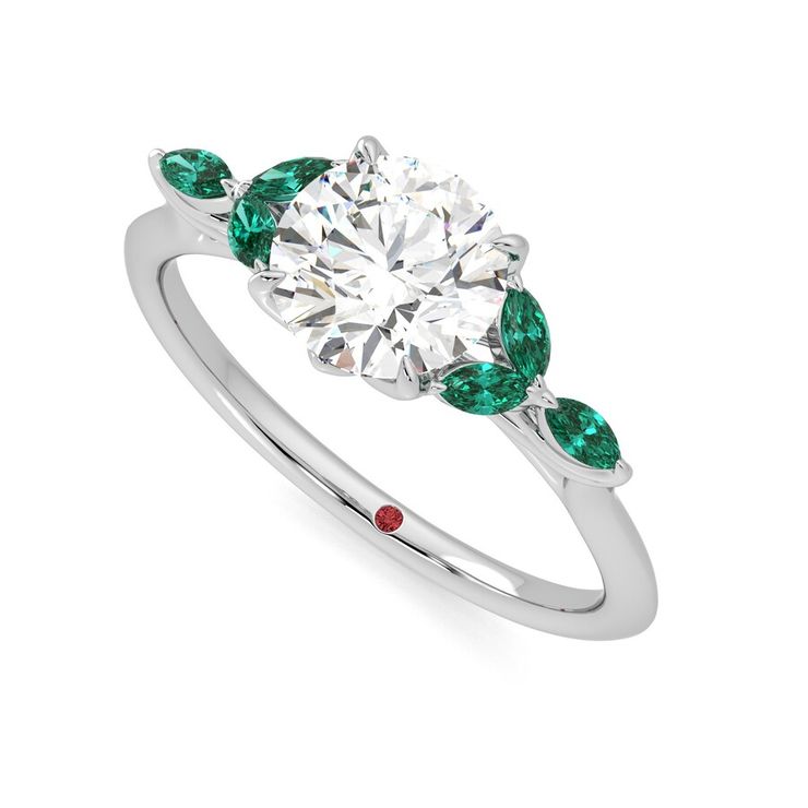 Taylor & Hart Tamora Round Engagement Ring 0