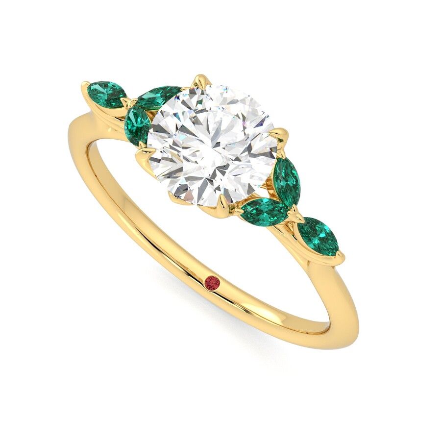 Taylor & Hart Tamora Round Engagement Ring 0