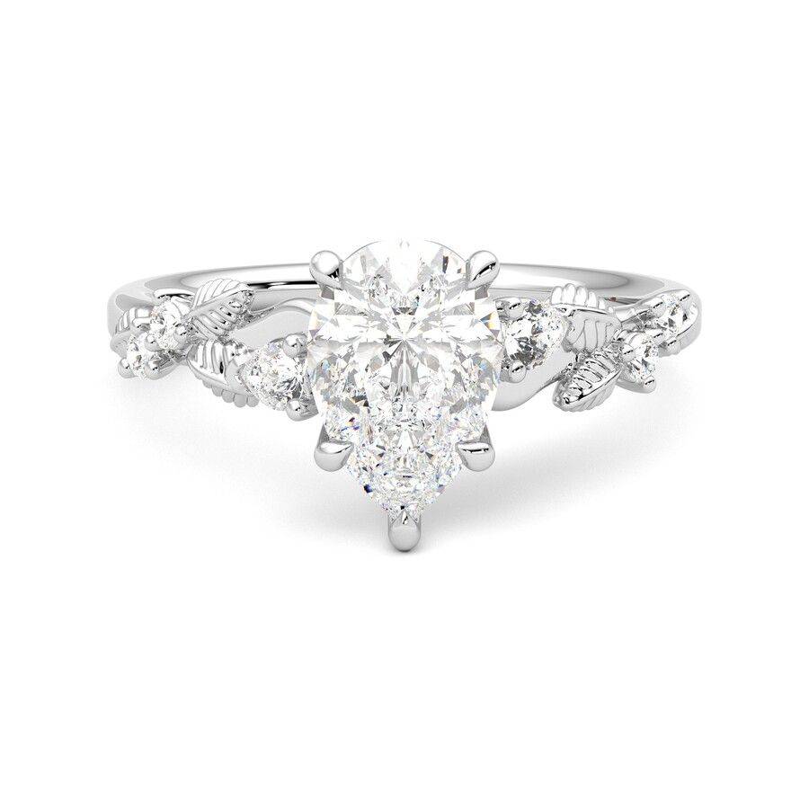 Taylor & Hart Lierre Pear Engagement Ring 2