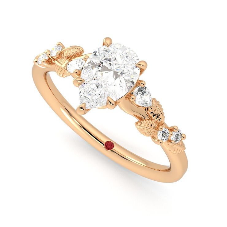 Taylor & Hart Lierre Pear Engagement Ring 0
