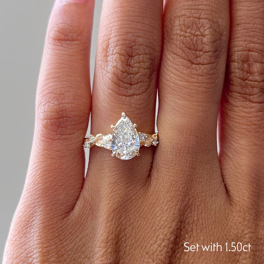 Taylor & Hart Lierre Pear Engagement Ring 1