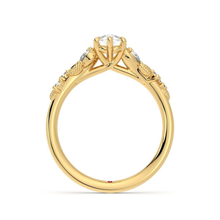 Taylor & Hart Lierre Pear Engagement Ring 1
