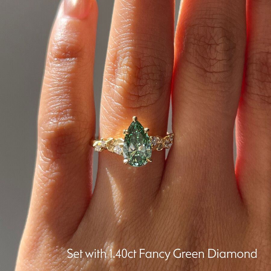 Taylor & Hart Lierre Pear Engagement Ring 5
