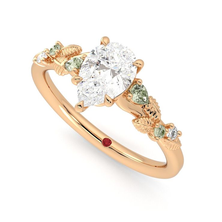 Taylor & Hart Lierre Pear Engagement Ring 0
