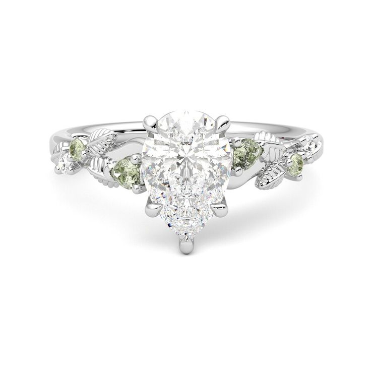 Taylor & Hart Lierre Pear Engagement Ring 0